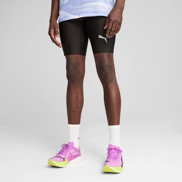 RACEDAY ULTRAFORM Men's 9" Short Running Tights, PUMA Black, extralarge-IND